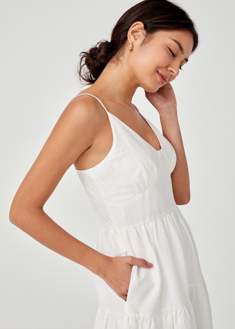 Riu ♡ Frill bolero pleats dress Georgia Hardinge Opal Ruffled Plissé-chiffon Maxi Dress in