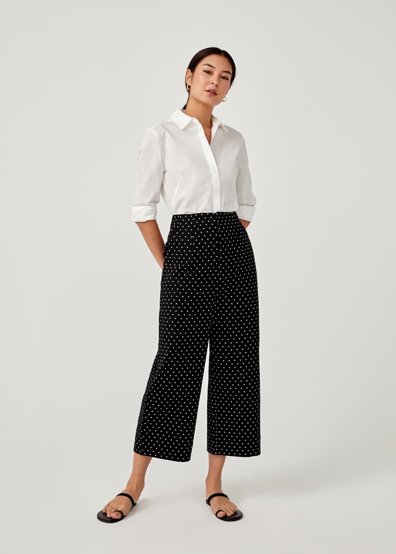 Buy Delphi Polka Dot Wide Leg Pants @ Love, Bonito Singapore | Shop ...