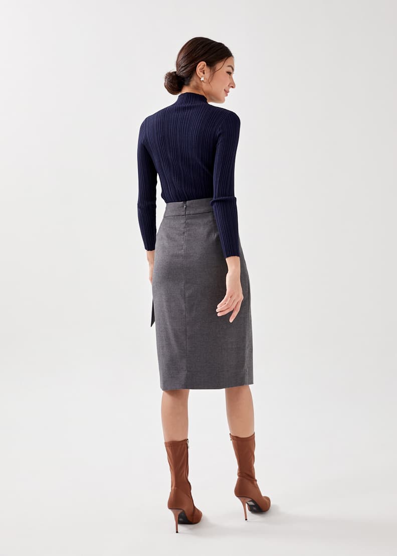 Mesilah Pencil Wrap Skirt