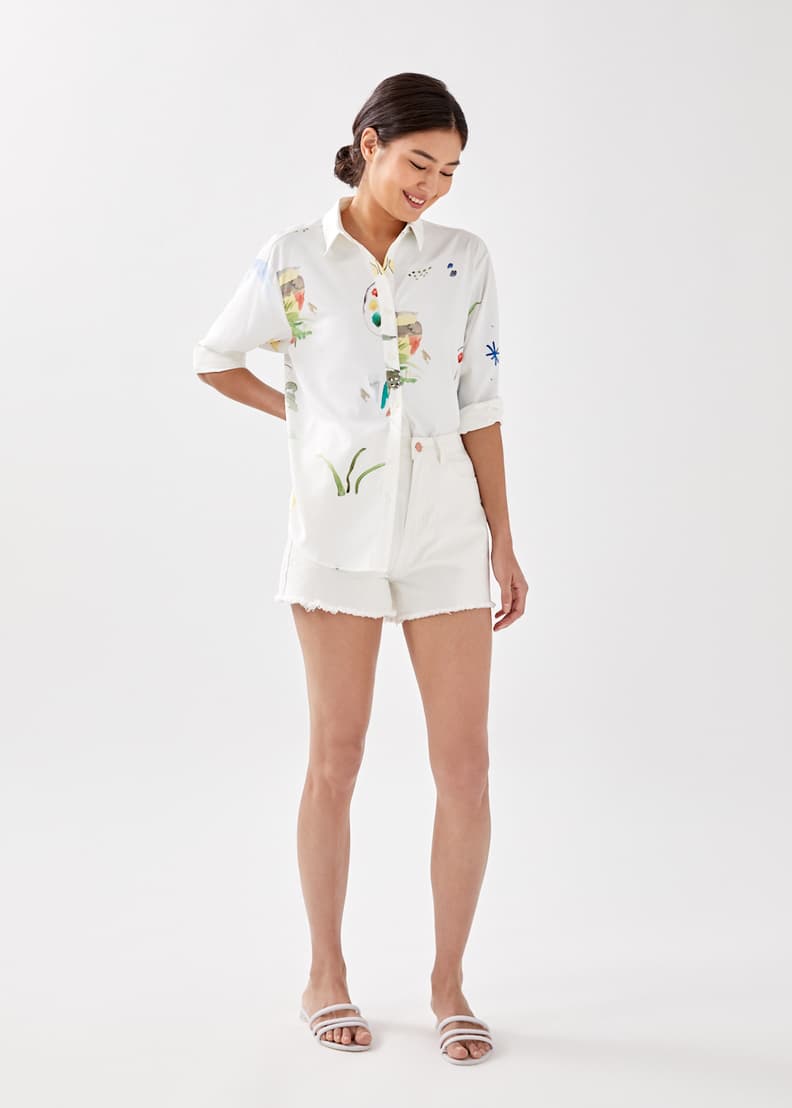 Buy Maika Relaxed Shirt in Remnants of Summer @ Love, Bonito | Shop ...
