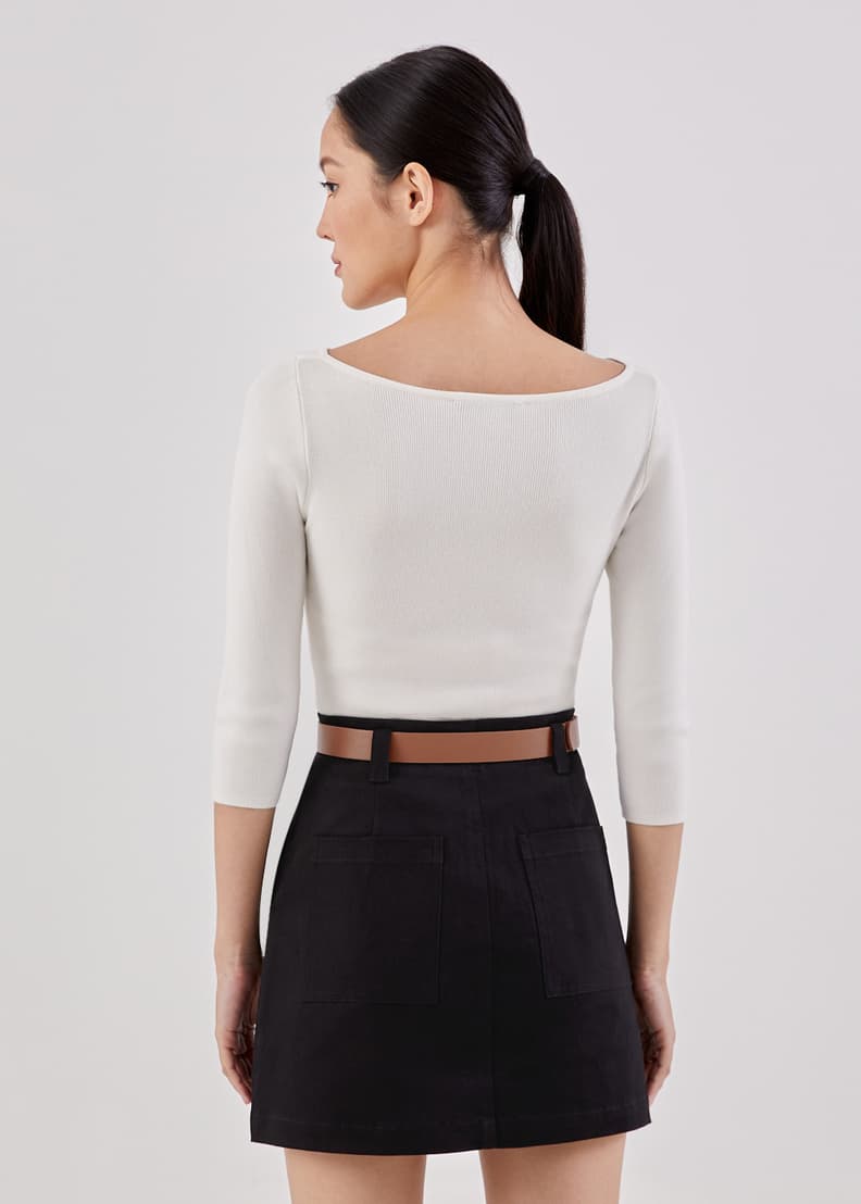 Buy Maila Belted Mini Skirt @ Love, Bonito