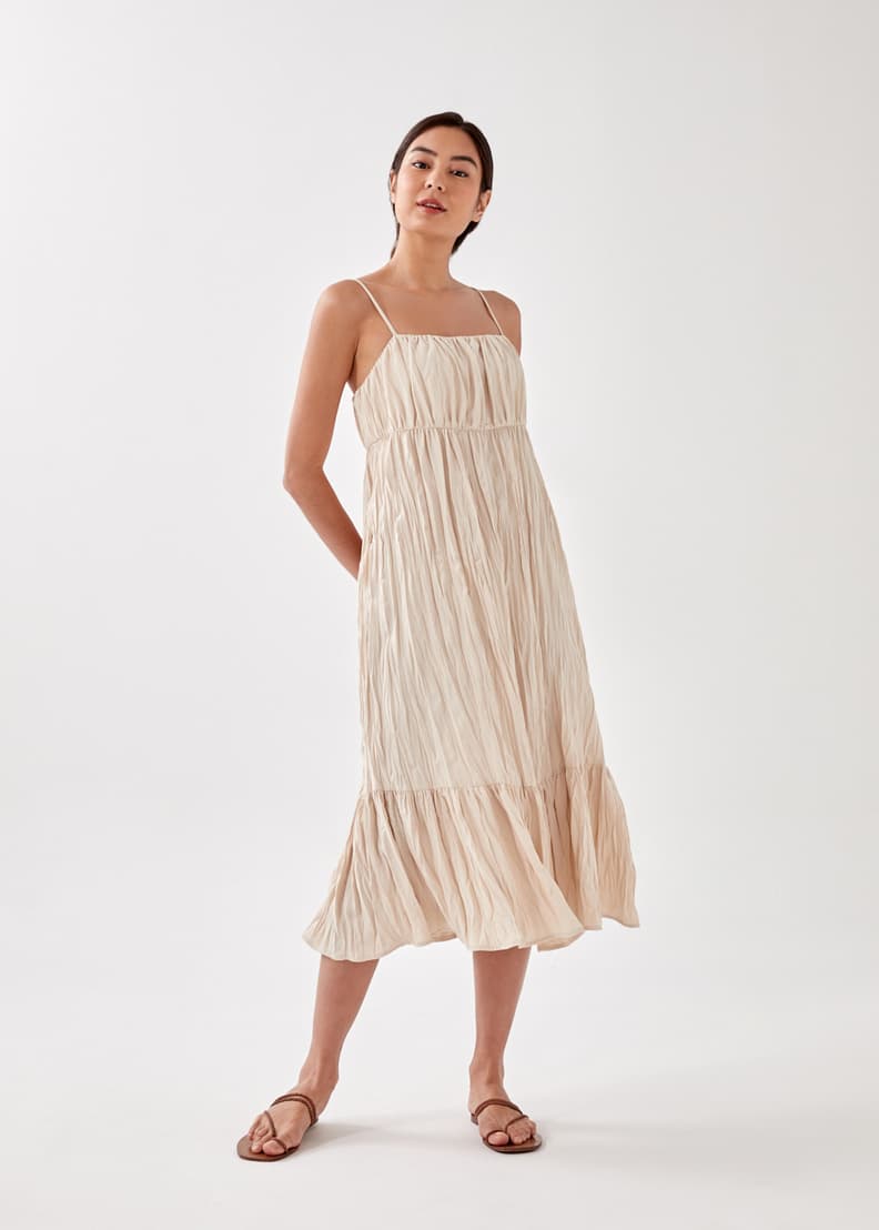 Buy Vayla Crinkled Maxi Dress @ Love, Bonito Singapore | Shop Women's  Fashion Online | Love, Bonito SG