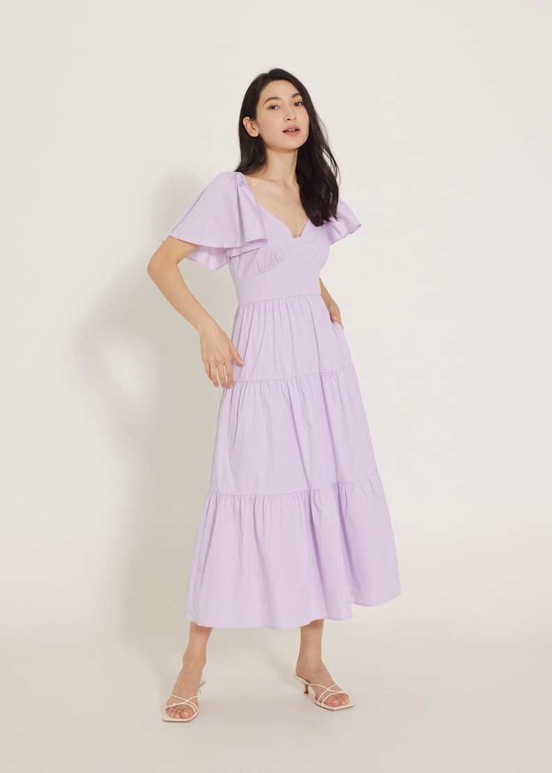 Purple dressy dress on sale
