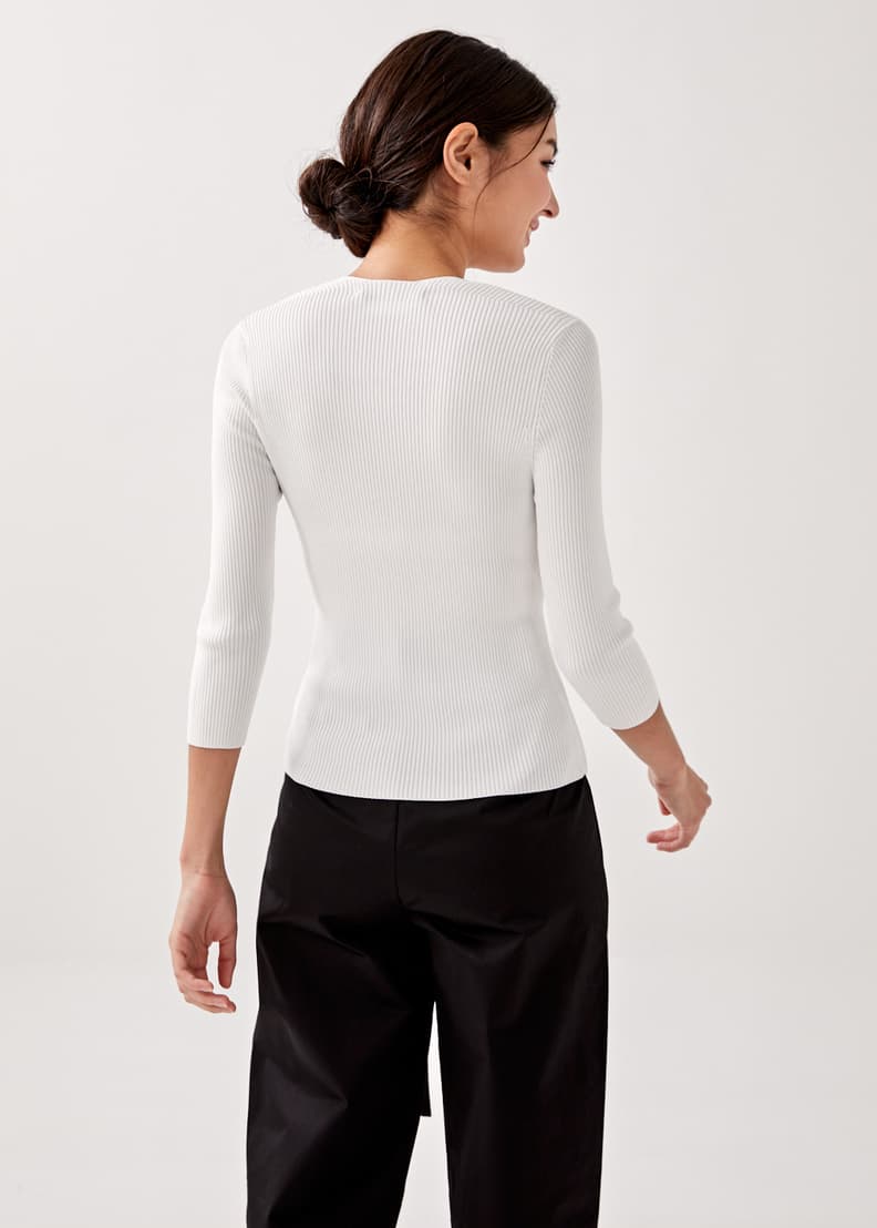 Astreed Square Neck Knit Top | Love, Bonito SG