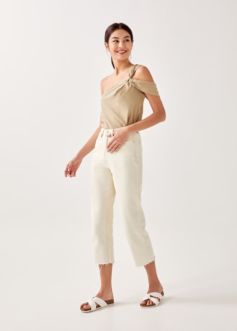 Buy Anike Asymmetrical Knotted Top @ Love, Bonito | Shop Women's ...