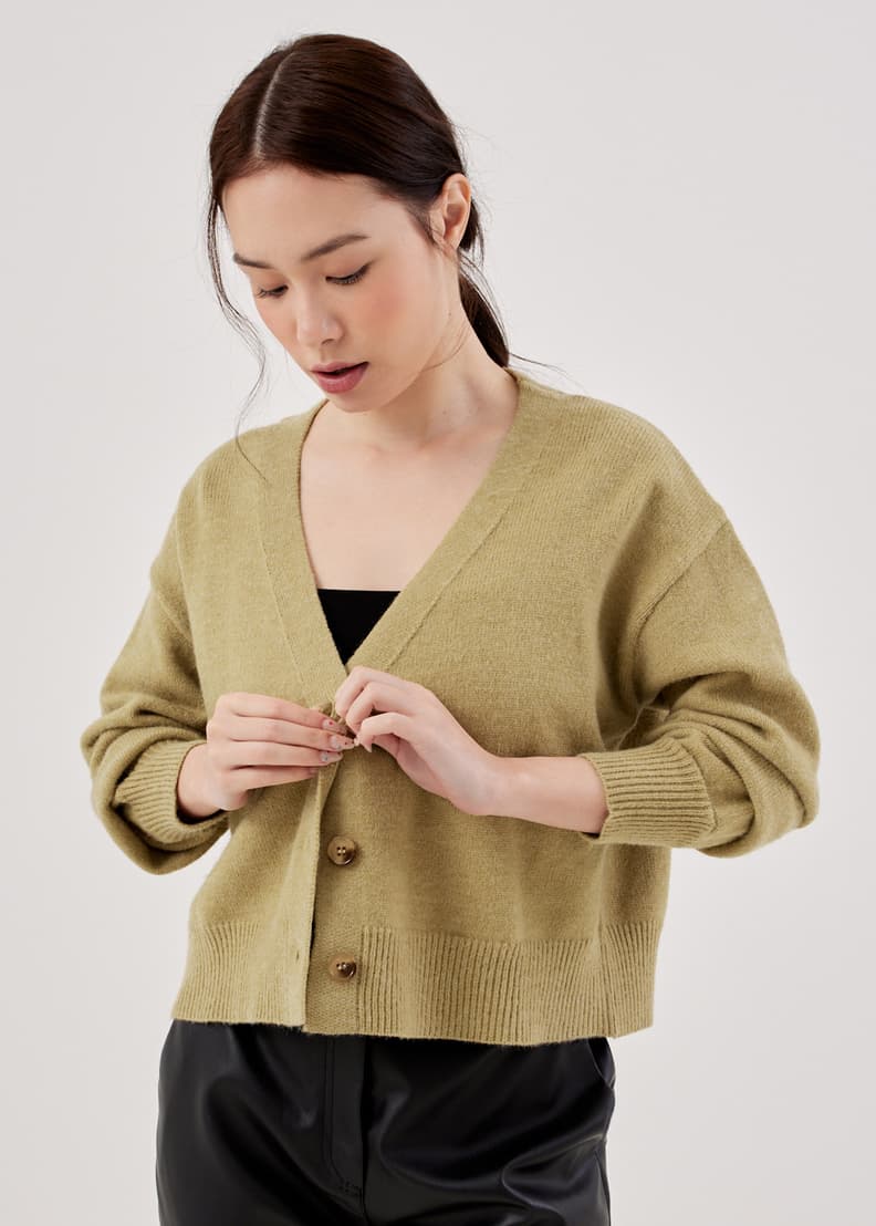 Fuzzy crop hotsell cardigan
