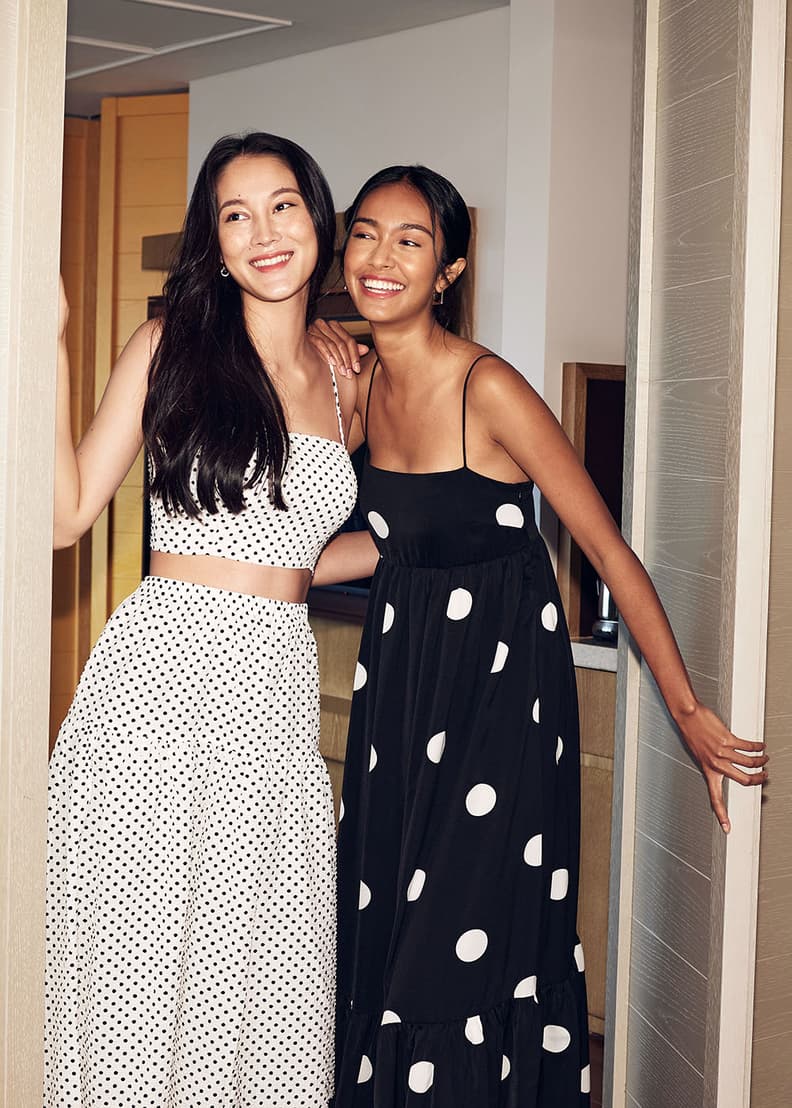 Polka dot babydoll deals dress