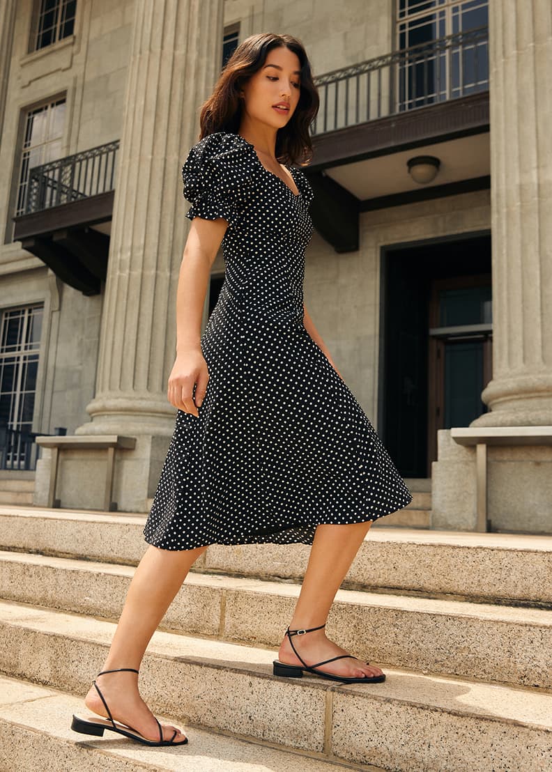 Polka dot dress hotsell