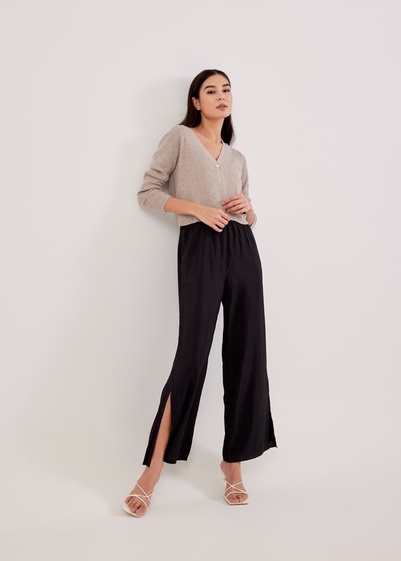 Elkie Elastic Palazzo Pants