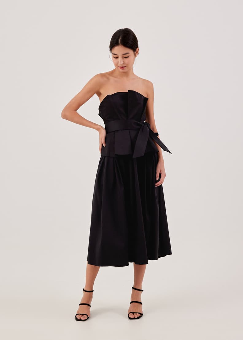 Haven pleated knit midi skirt new arrivals