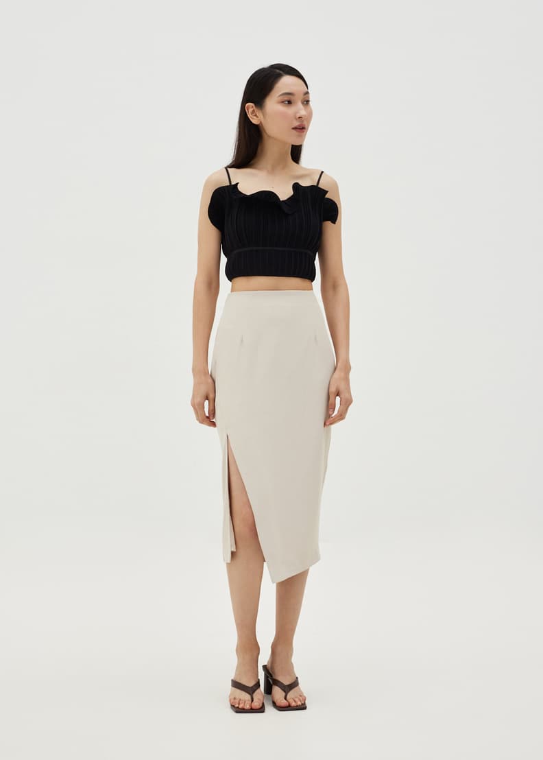 Asymmetrical sales pencil skirt