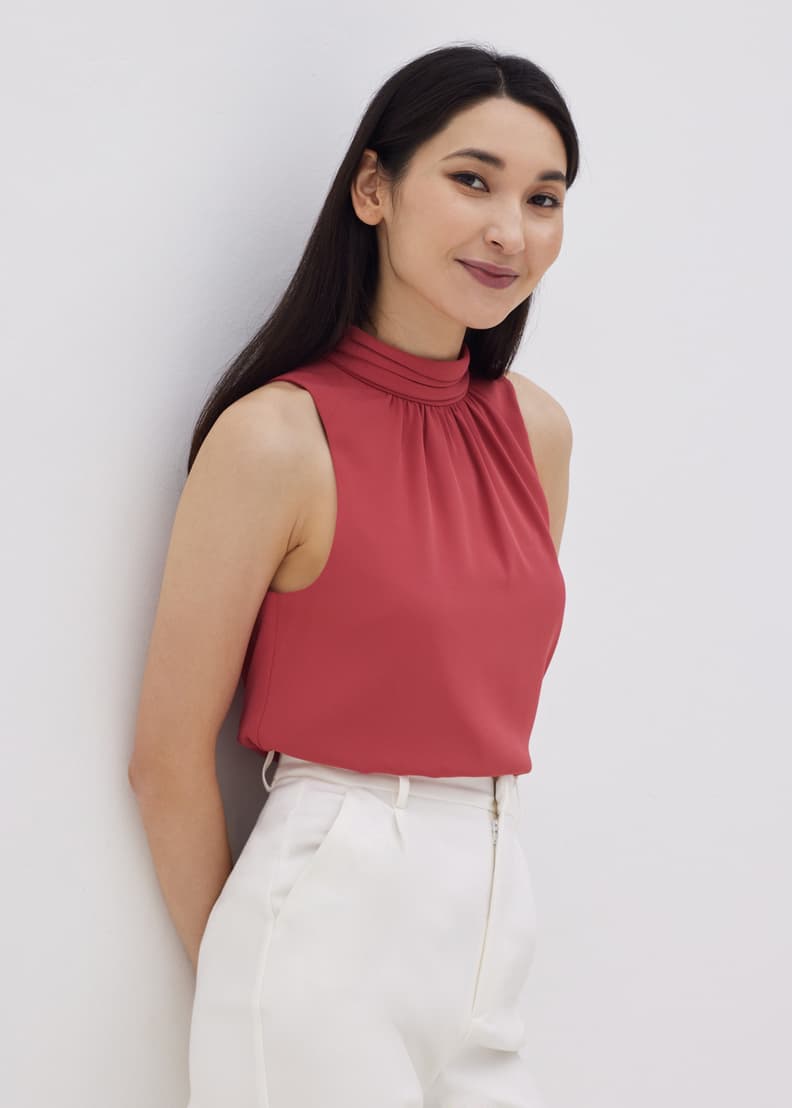 High neck tops