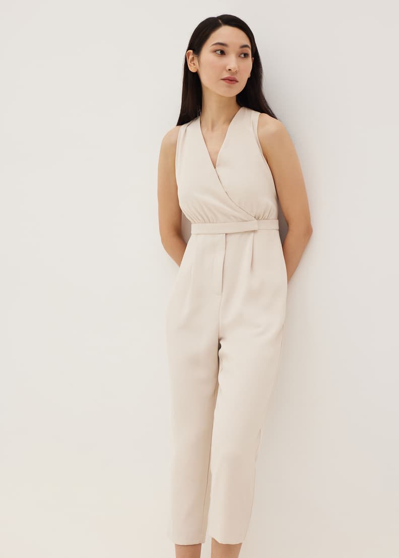 Ghalia Padded Cross Back Jumpsuit Love Bonito ID