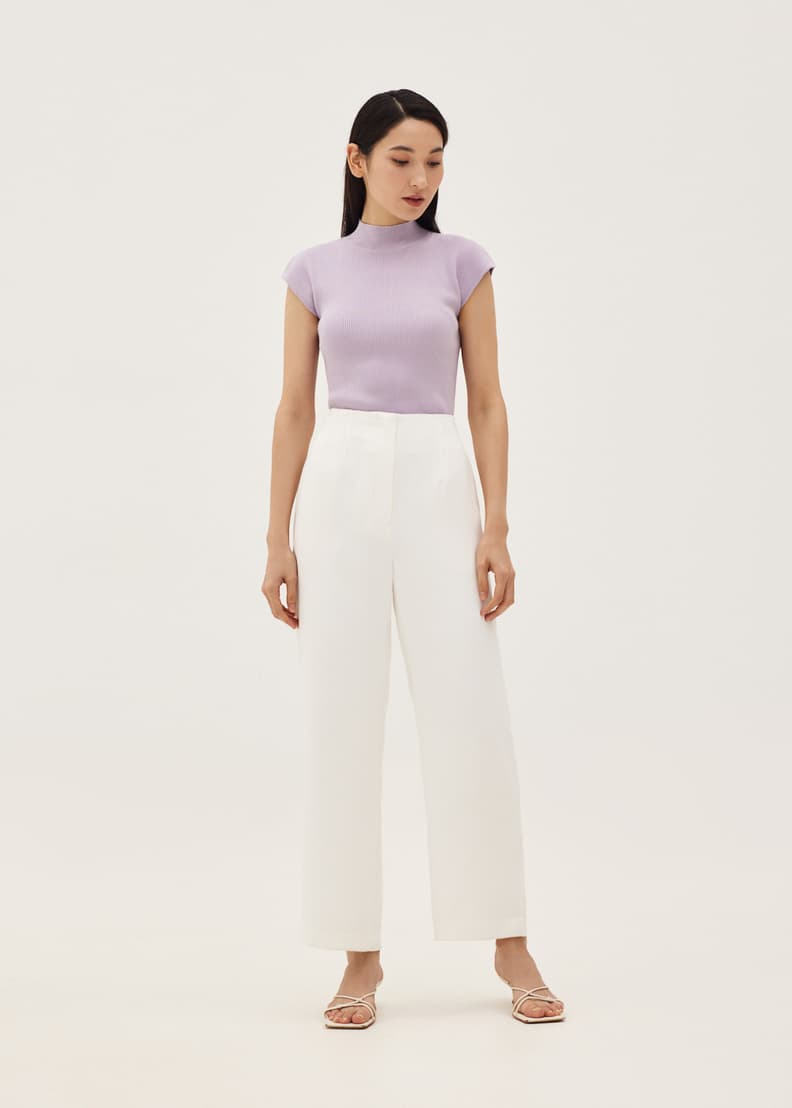 White high neck knit new arrivals