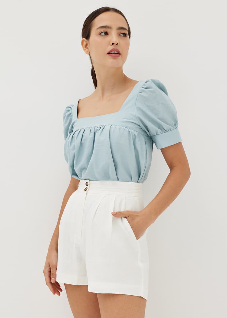 Tanis Linen Bermuda Shorts