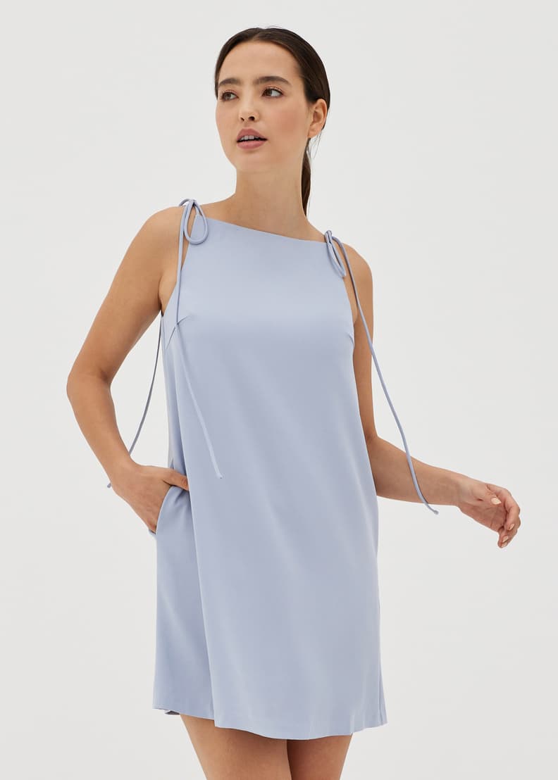 Kylin Square Neck Swing Dress