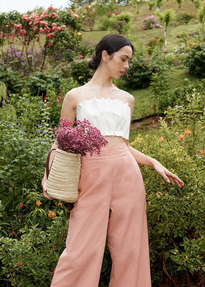 Buy Delainey Wide Leg Pants Love Bonito Singapore Shop