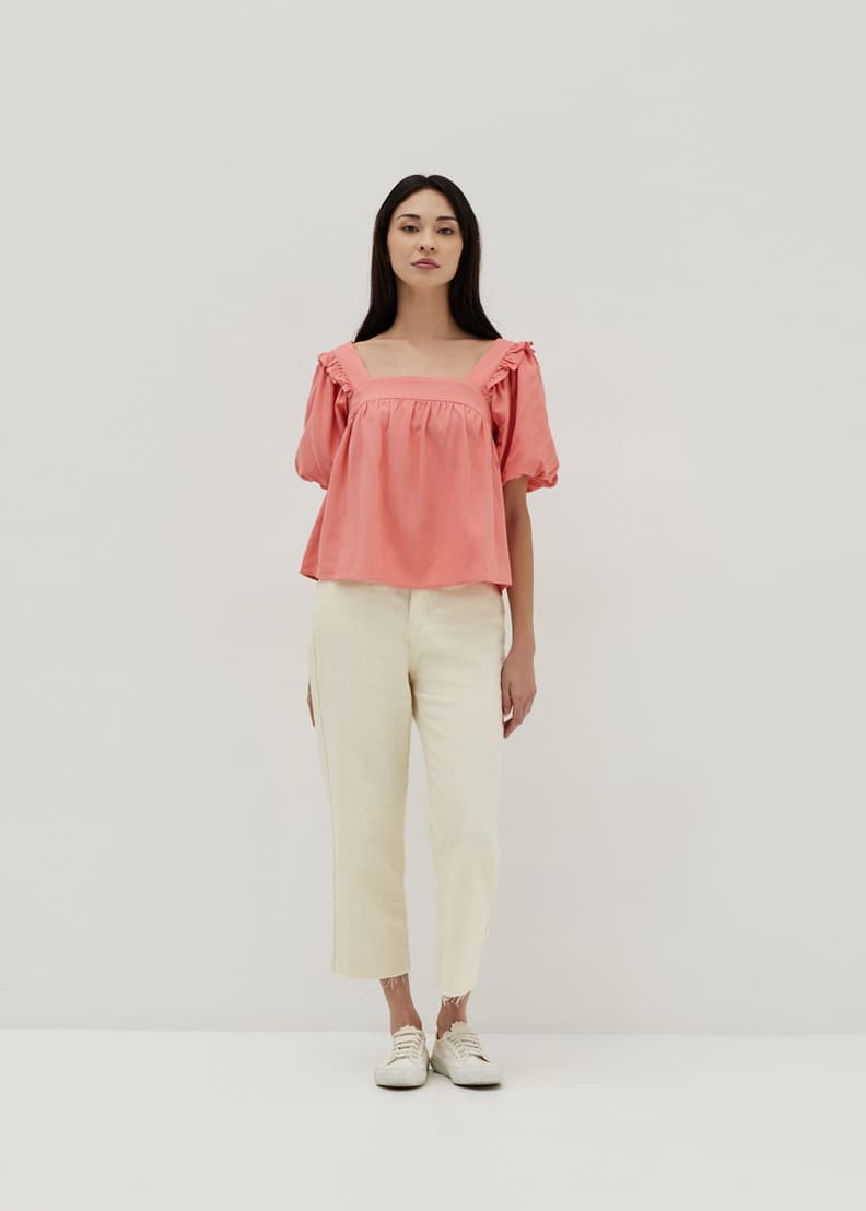 Buy Gisella Cotton Frill Top @ Love, Bonito Singapore | Shop Women's ...