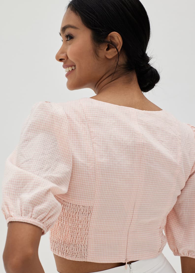 Jaileen Bustier Puff Sleeve Top | Love, Bonito US