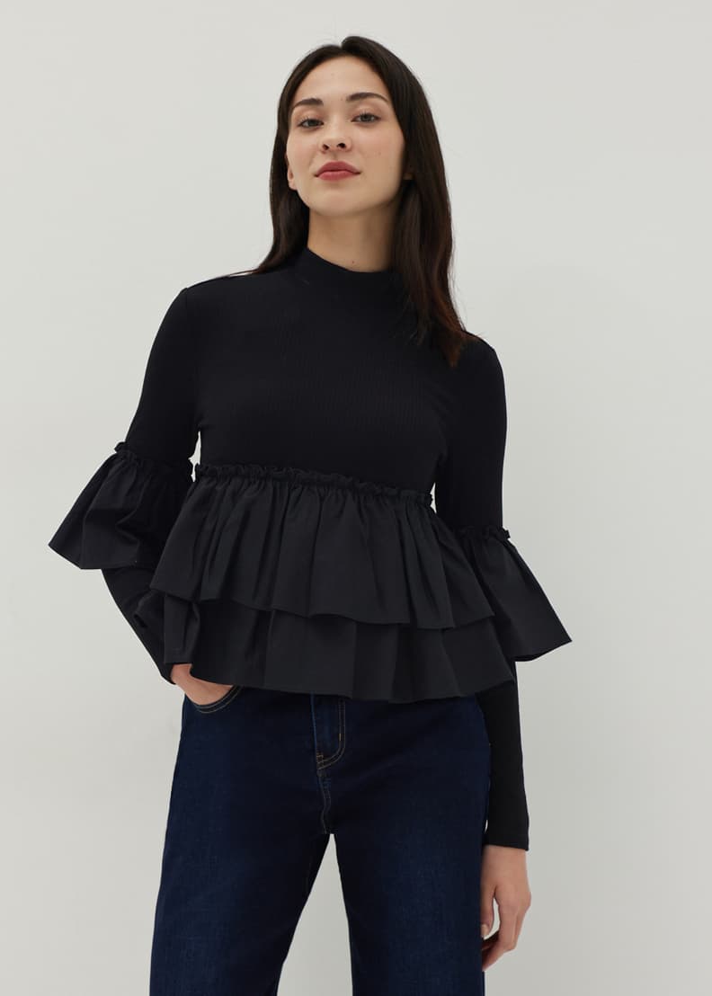 Formal peplum tops best sale