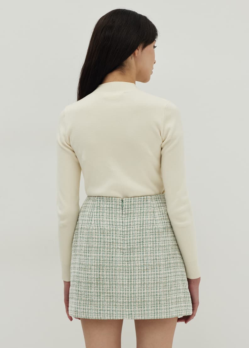 Buy Sloane Tweed Mini Skirt Love Bonito Singapore Shop