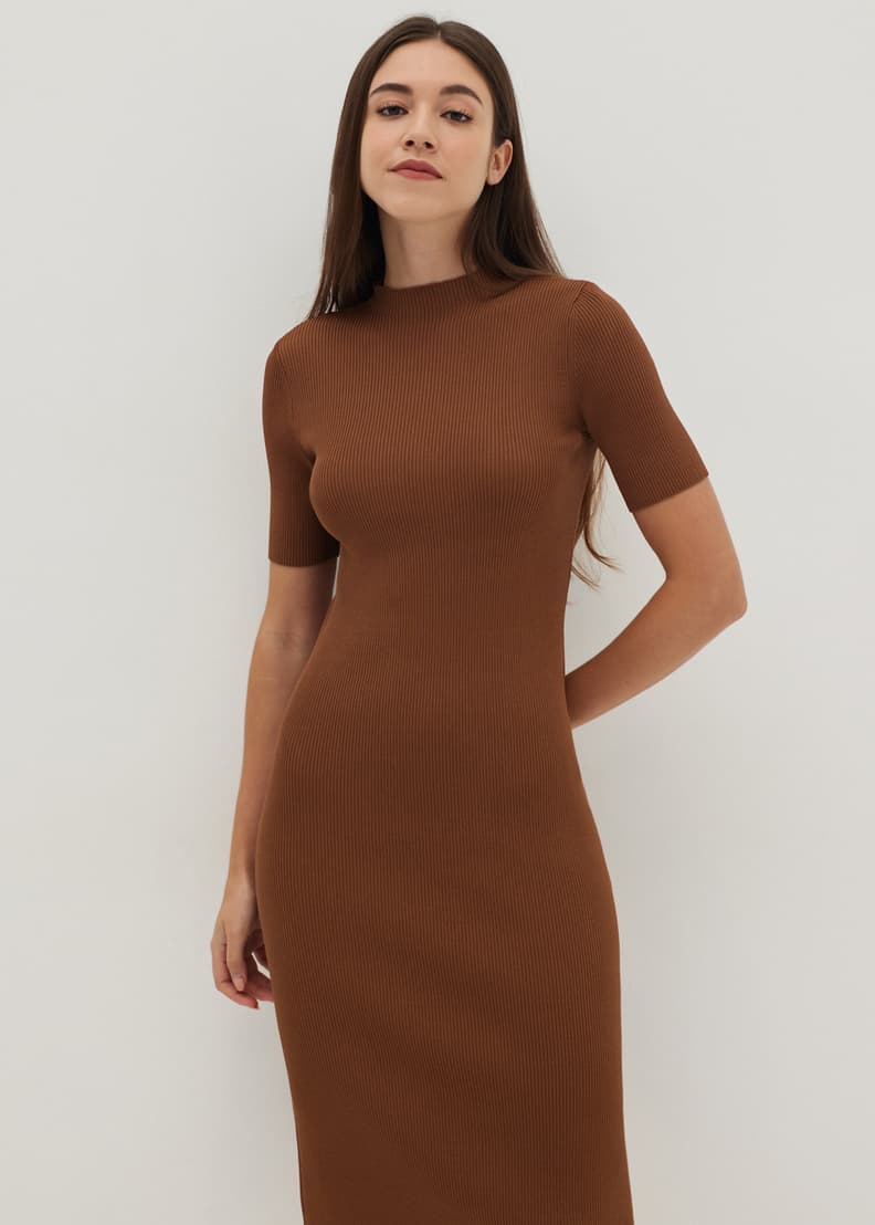 Madelia Turtleneck Bodycon Dress