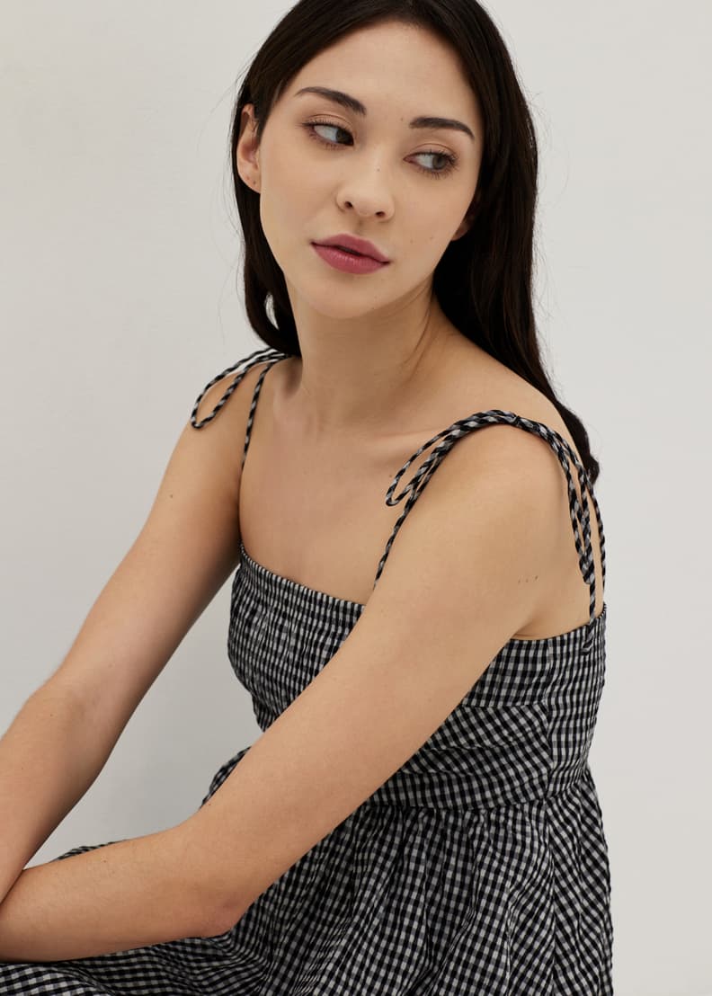 Gingham sale mini dress