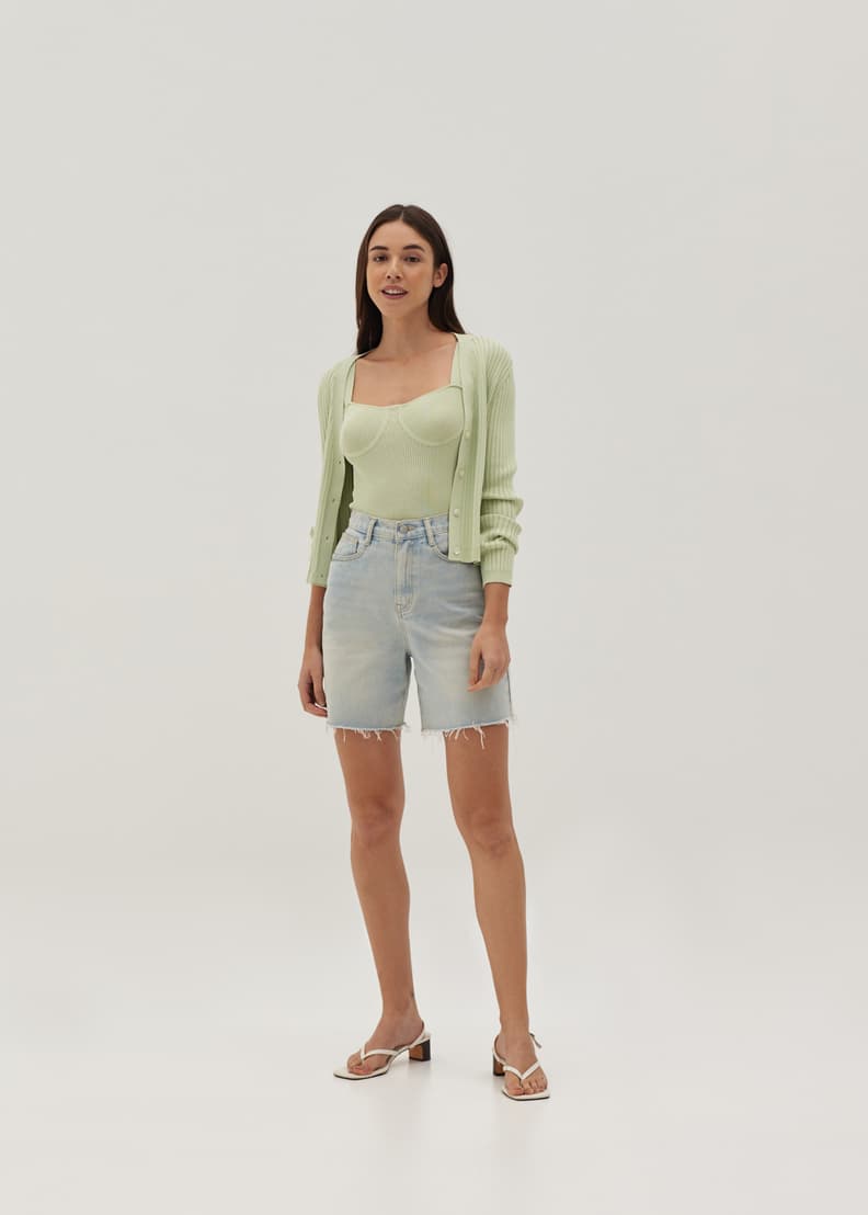 Josilyn Knit Bustier Top | Love, Bonito US