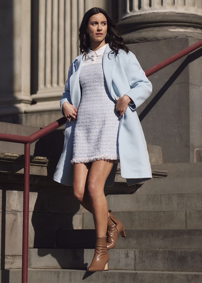Tweed a hot sale line dress