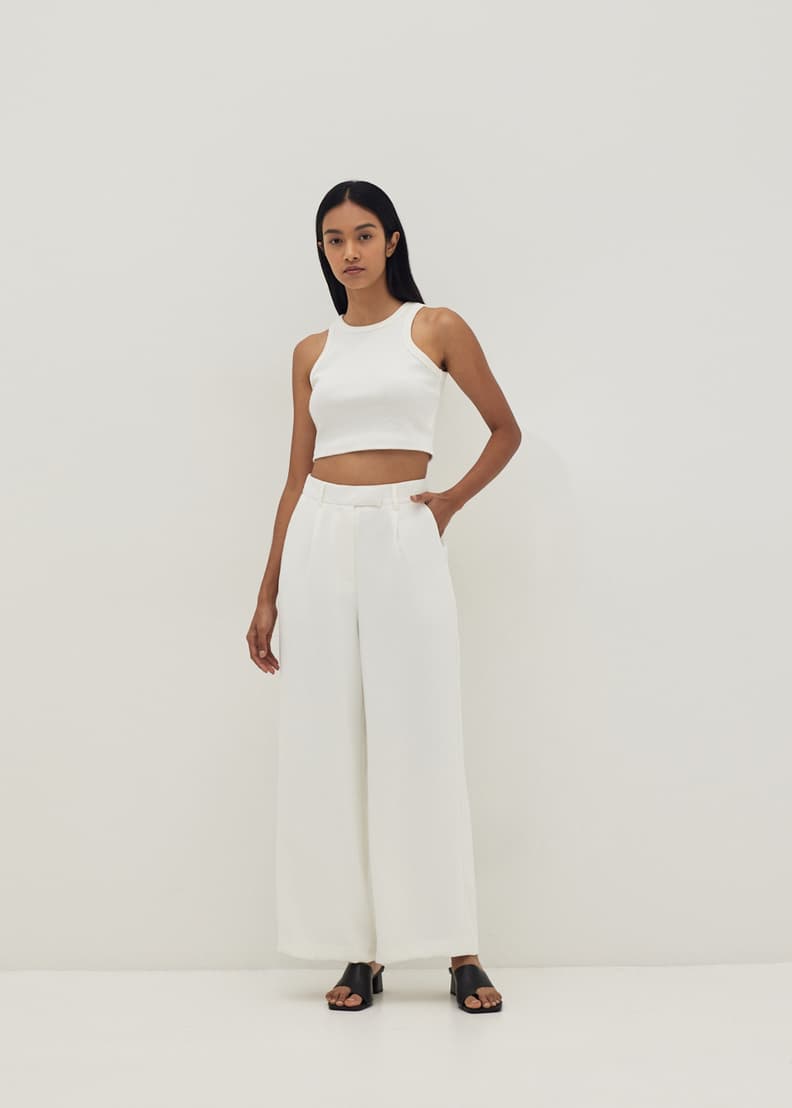 Kylie Tailored Wide Leg Pants