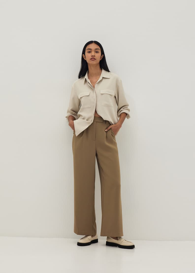 Kylie Tailored Wide Leg Pants