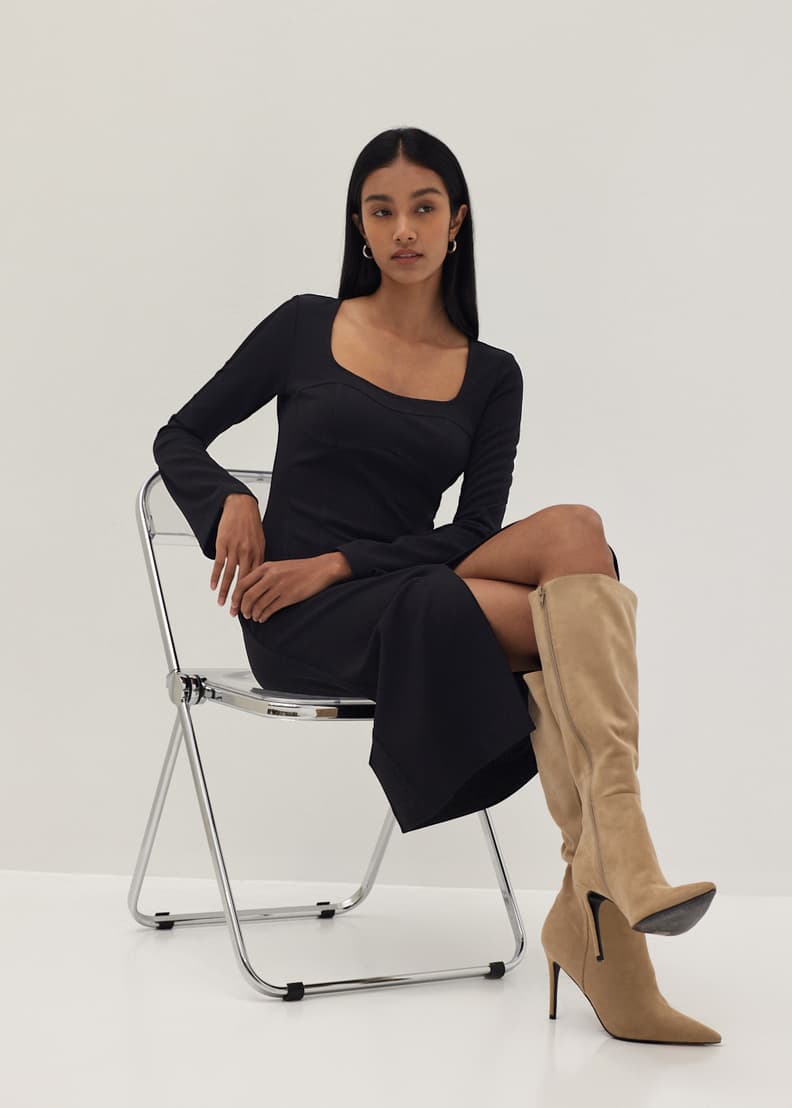 Ylona Bustier Midi Dress | Love, Bonito INTL