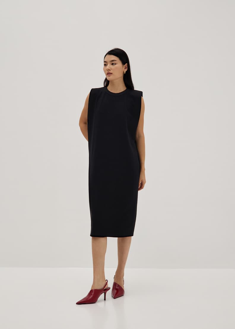 Elisha Padded Column Dress | Love, Bonito ID