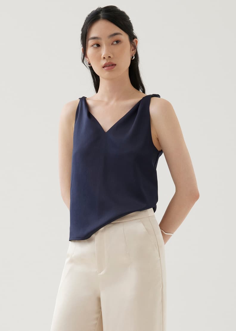 Satin shell on sale blouse