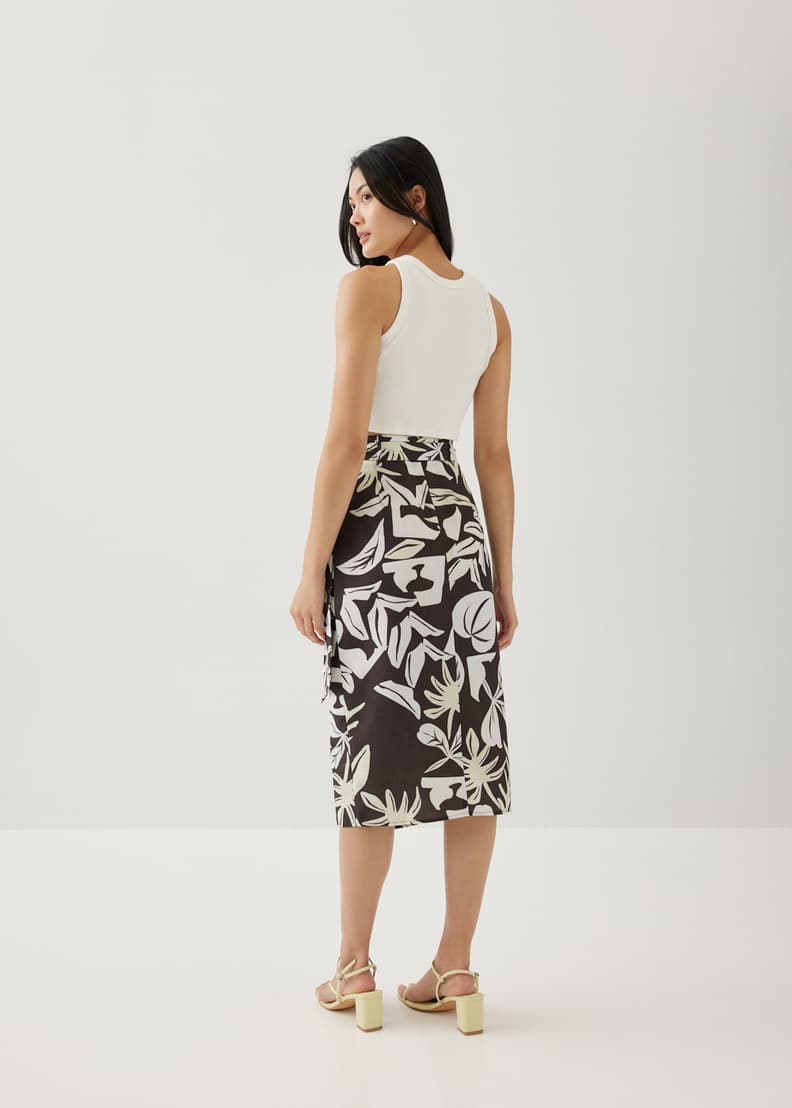 Buy Wynona Wrap Skirt in Tropical Breeze Love Bonito Shop