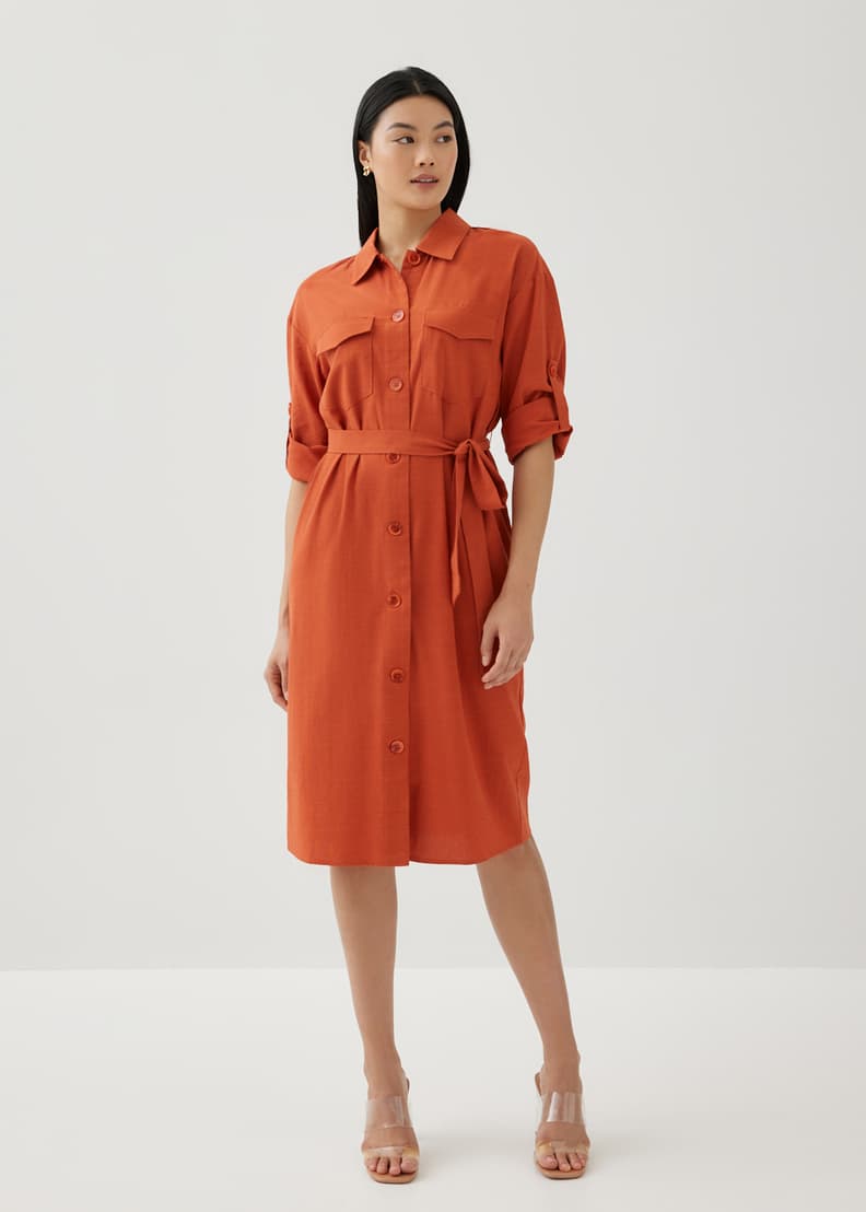 Relaxed shirt dress shop