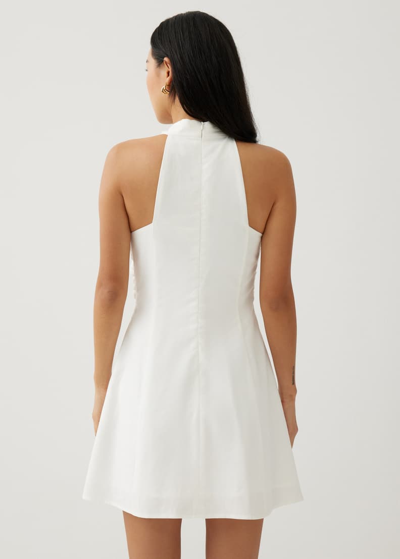 Analisse Linen Halter Neck Dress