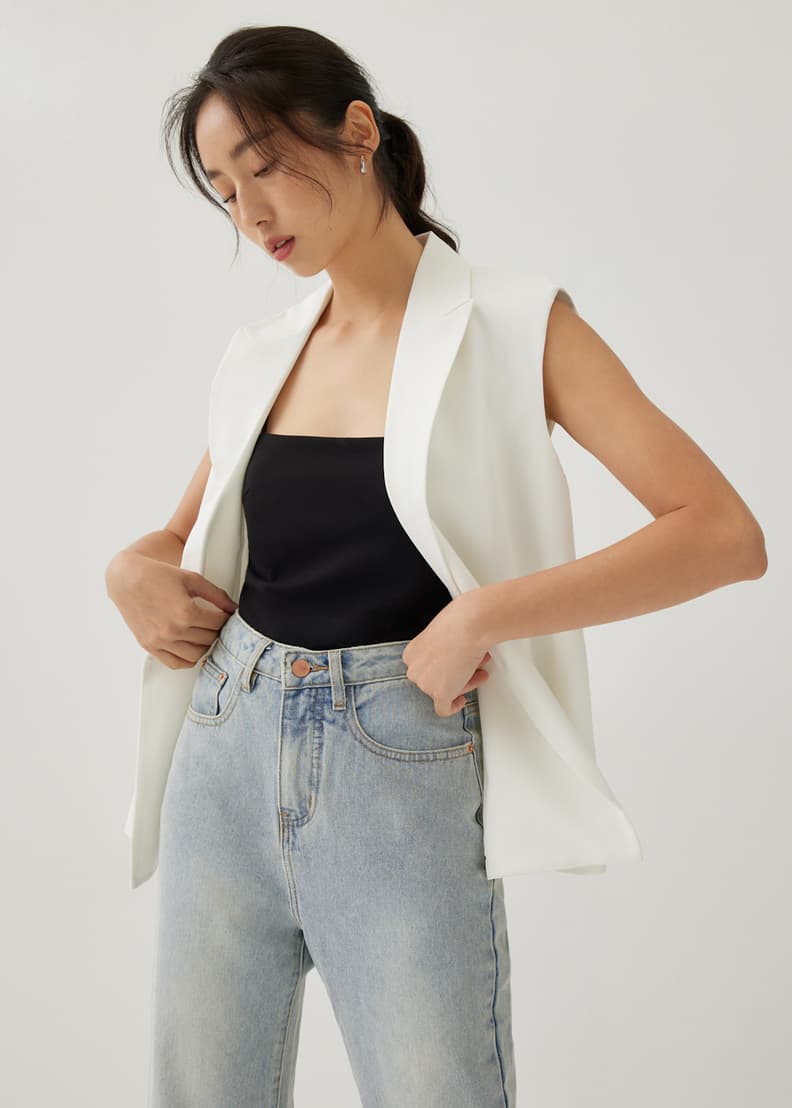 トップス theredthread S ring tailored vest THEREDTHREAD / ザレッドスレッド】S ring tailored vest