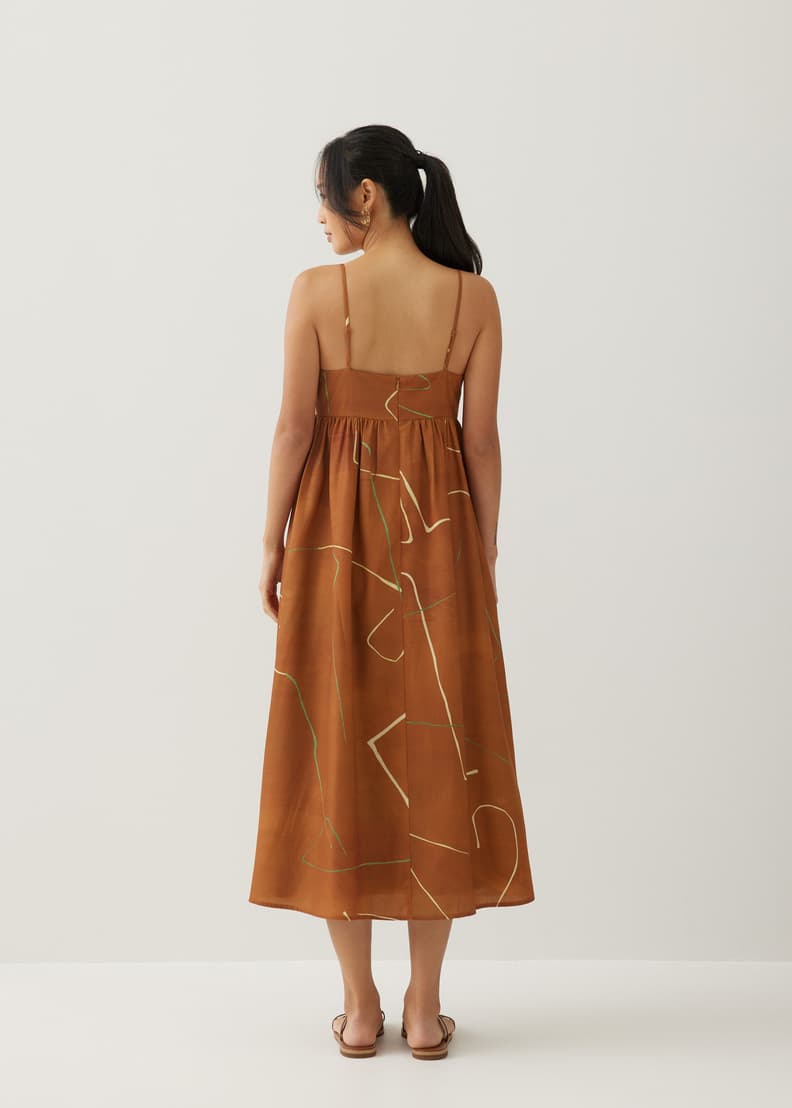 Babydoll midi dress online