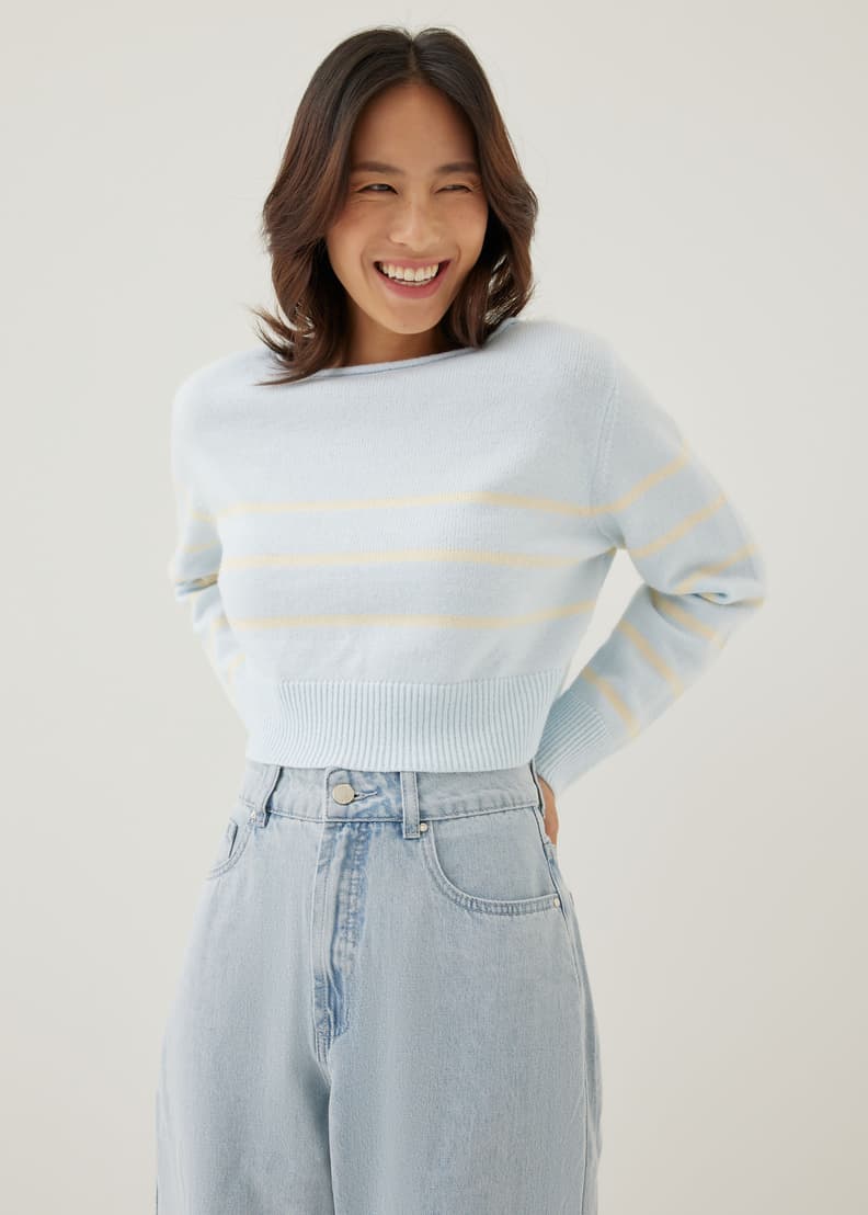 White best sale knit jumper