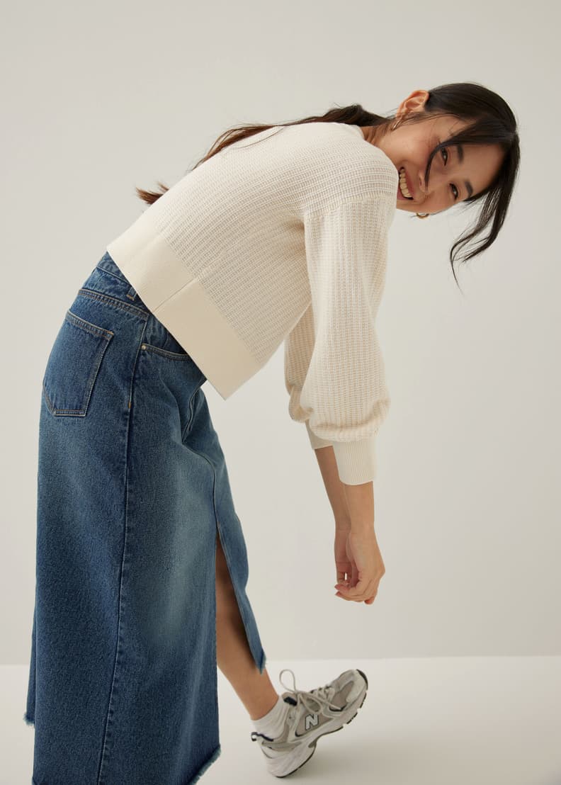 Boxy knit clearance sweater