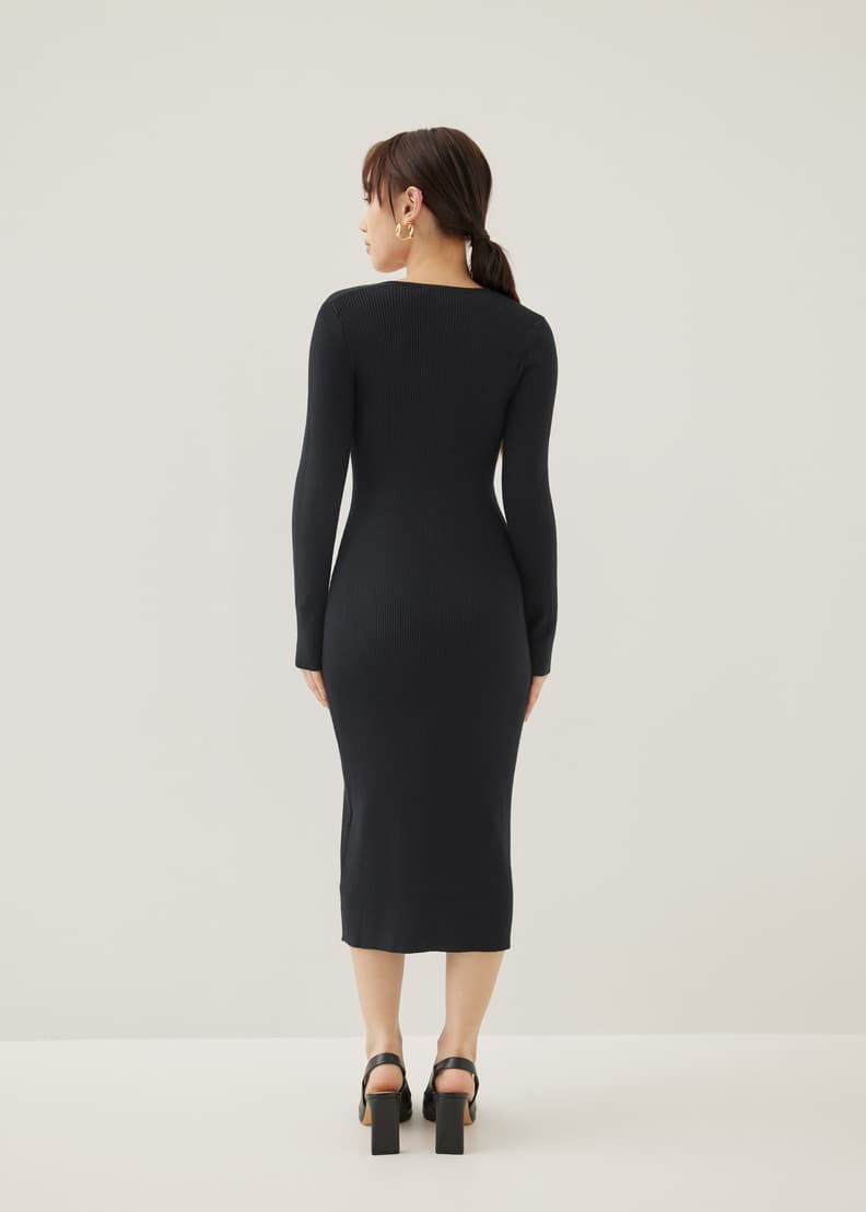 Buy Anitha Knit Bodycon Midi Dress Love Bonito Singapore Shop
