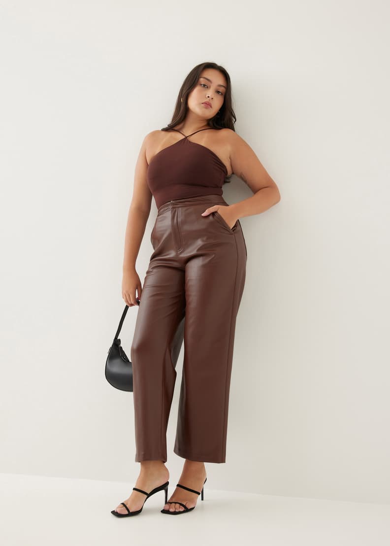 Pleather clearance pants canada