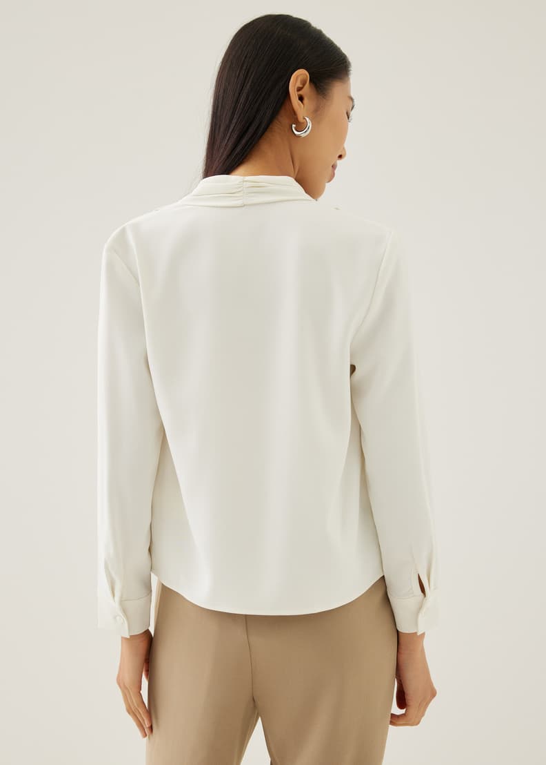 Ada V-neck Wrap Blouse | Love, Bonito US