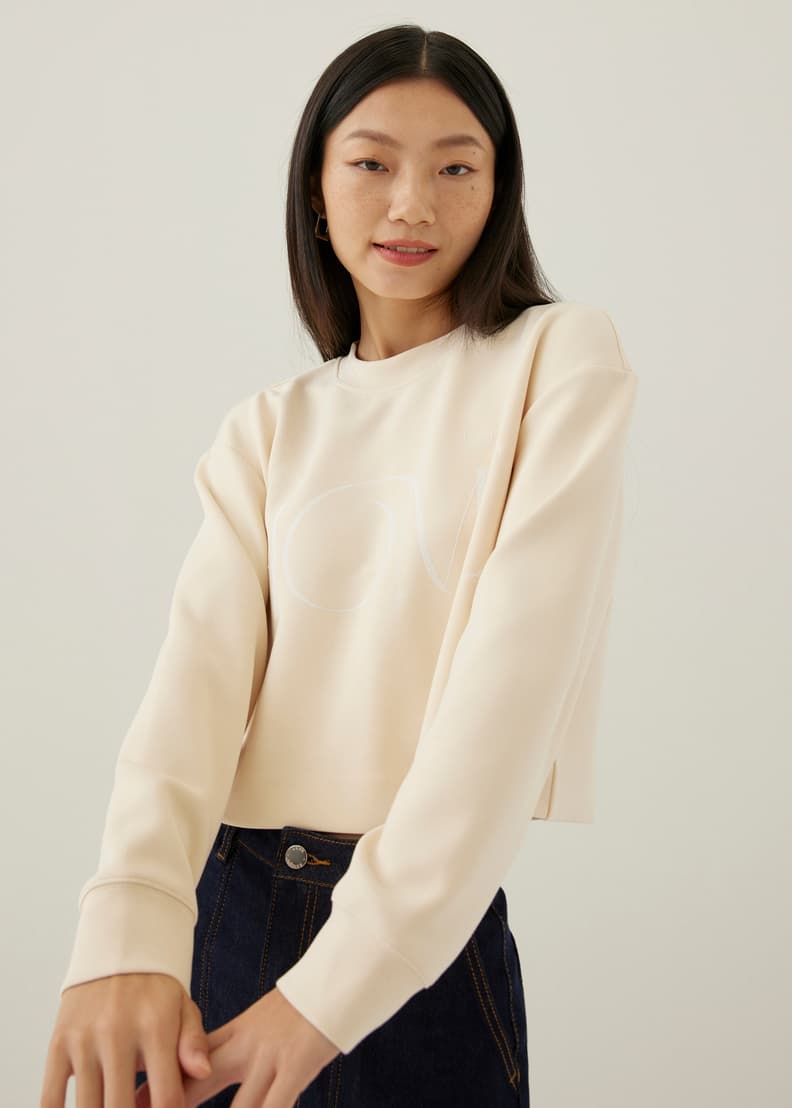 Buy Shira Peached Crop Jumper Love Bonito Shop Women s