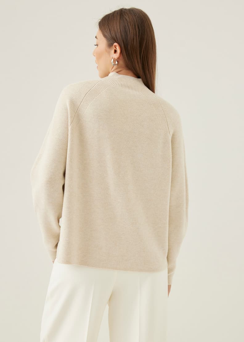 Relaxed turtleneck clearance