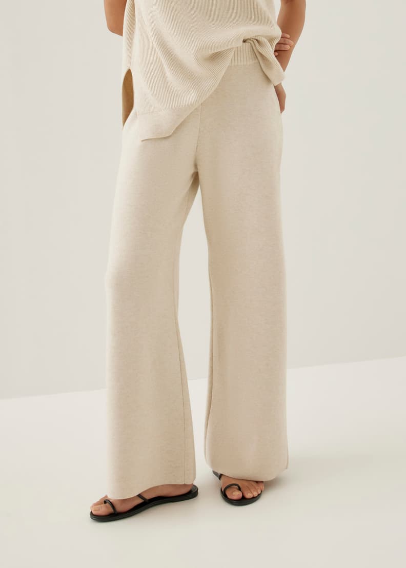 Knit bell 2025 bottom pants