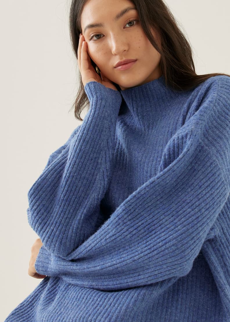Fuzzy turtleneck online
