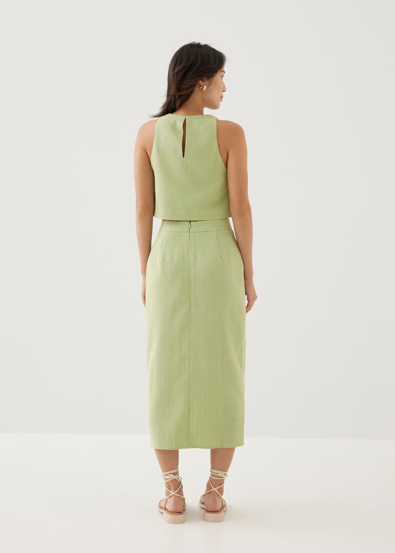 Alissa Tweed Column Midi Skirt | Love, Bonito ID