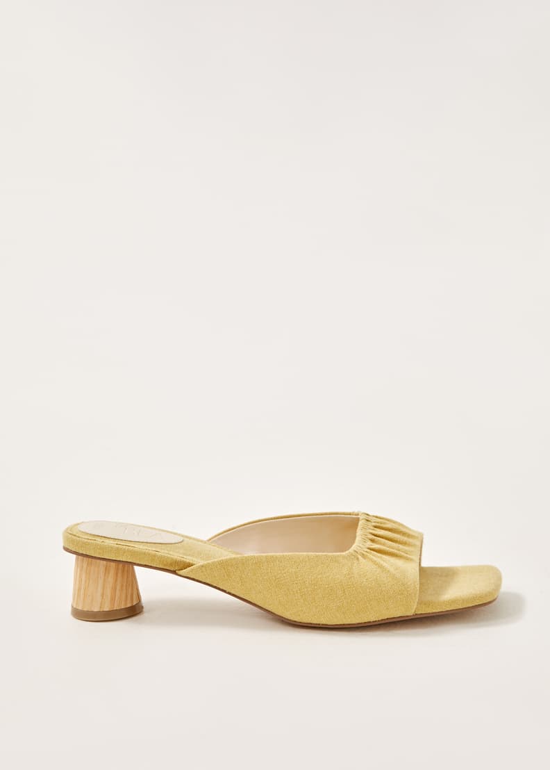 Canvas mules shop